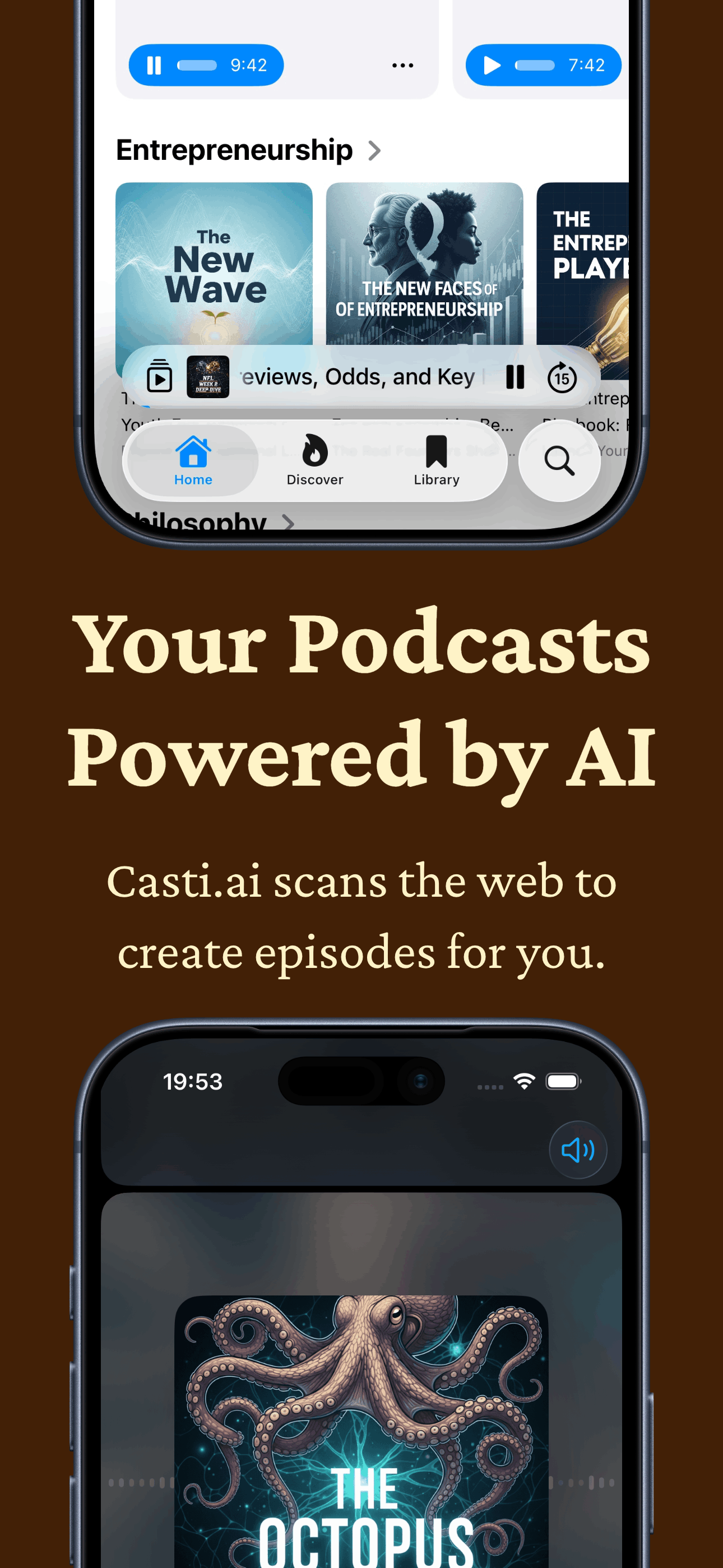 Casti - Personalized Podcasts screenshot 9